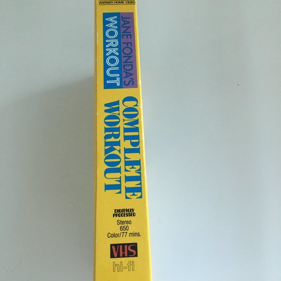 Jane Fonda VHS Complete Workout 1989 Collector - Picture 4 of 6